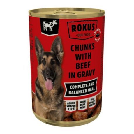 Rokus Dogfood Beef 415gr
